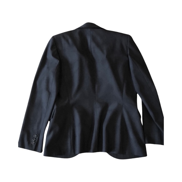 TAHARI 2 Piece Pant Suit With Elegant Peacock Feather Design - Picture 6 of 12